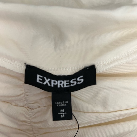 Express blouse size medium cream color - Picture 3 of 3